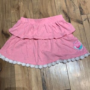 💕Peppa Pig 🐷 Pink frilly skirt 5T